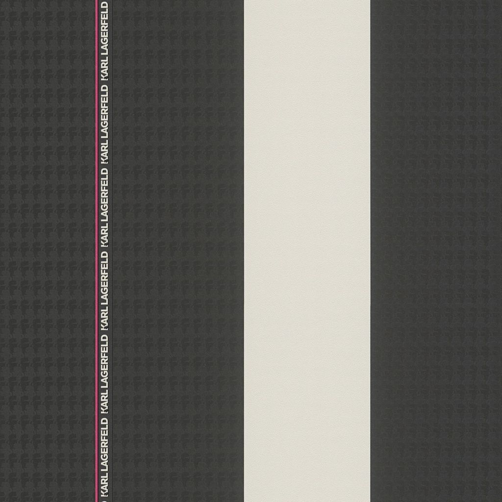 Profhome 378482-GU Grafik Tapete Streifen glänzend schwarz weiß lila 5,33 m2