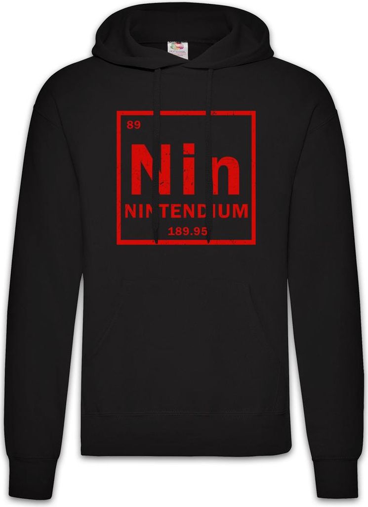 Urban Backwoods Element Nin, Herren Hoodie, Farbe: Schwarz, Größe: L