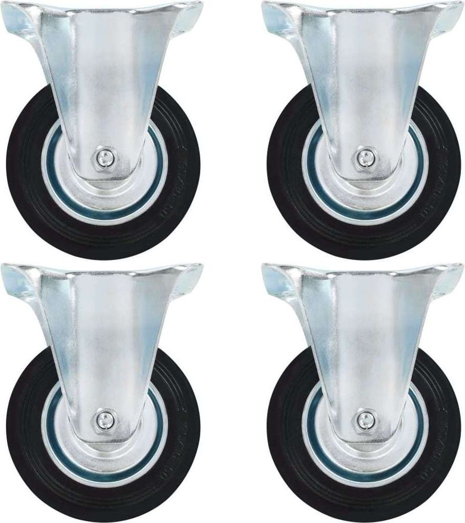Bockrollen 4 Stk. 100 mm