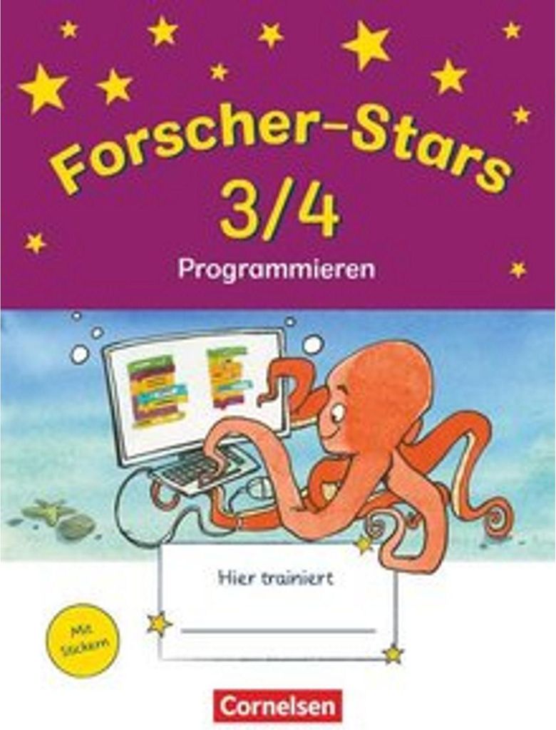 Forscher-Stars 3./4. Schuljahr. Sachunterricht - Programmieren - Übungsheft mit Lösungen