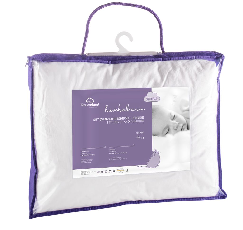 Träumeland EinziehdeckenSET KUSCHELTRAUM, Decke 100 x 135 Produktbild 
