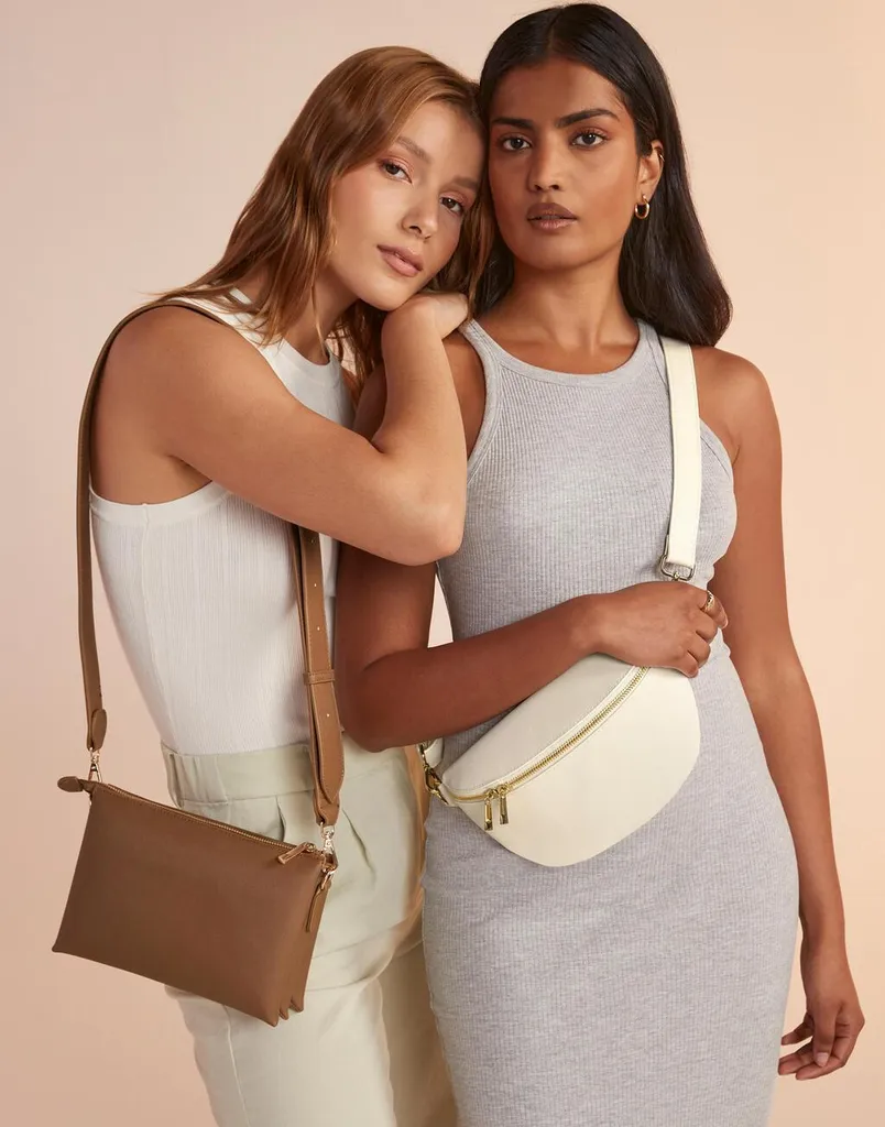 Marsupio Donna BagBase BG766 Oyster | Look Urban e Grana Saffiano - 5