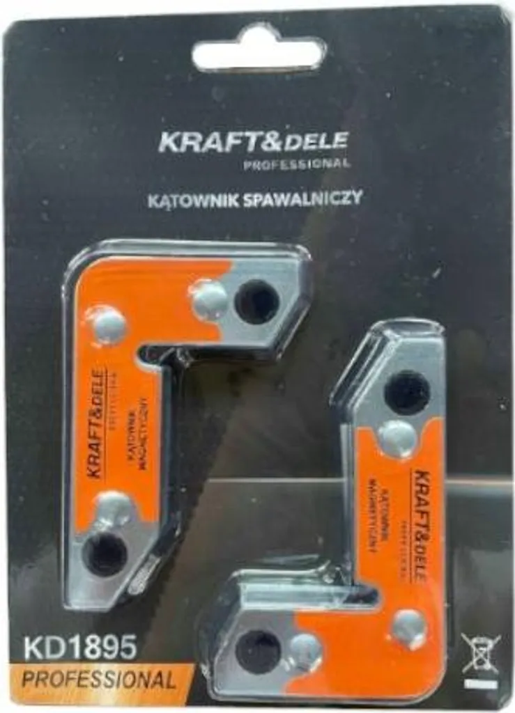 Équerre magnétique KRAFT&DELE KD1895 - Aimant d'angle 30° 60° 90°