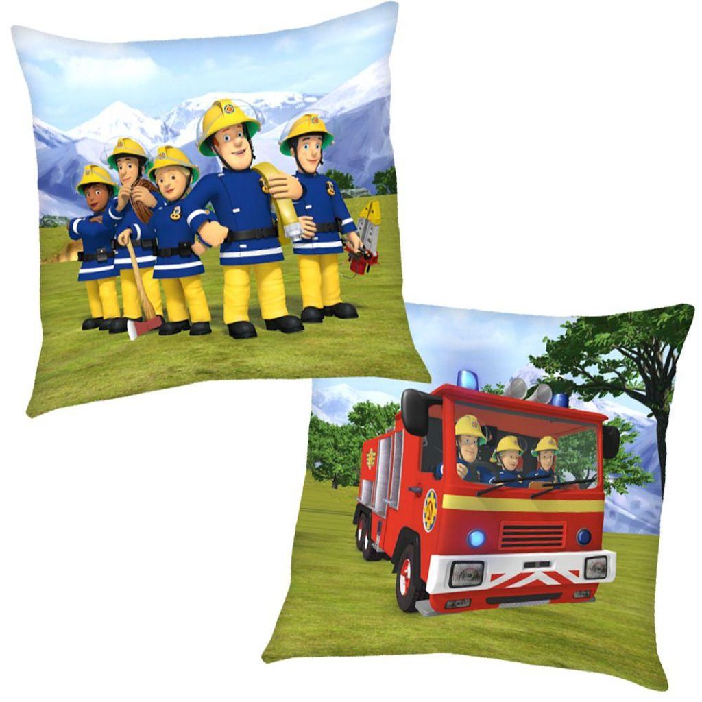 Bergrettung | Kinder Deko-Kissen 40 x 40 cm | Feuerwehrmann Produktbild 