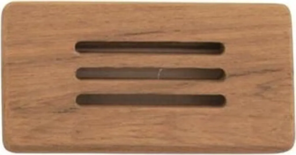 ARC Marine Grille d'aération en teck 12,5 x 6,5 cm Montage encastré