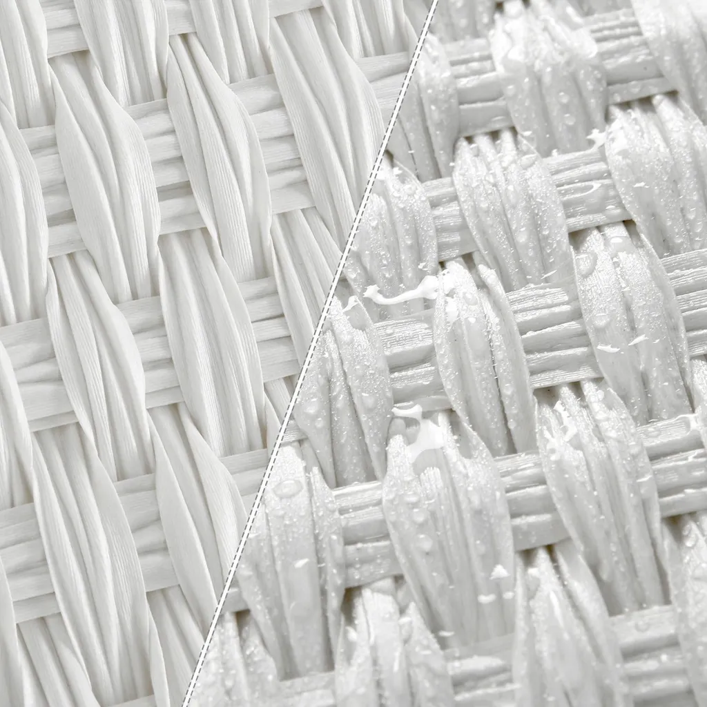 Panier à linge blanc polyrotin ventilé pour stopper les mauvaises odeurs