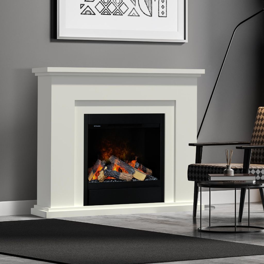 Noble Flame GENUA: schwarz lackierter Stahl (Standard)