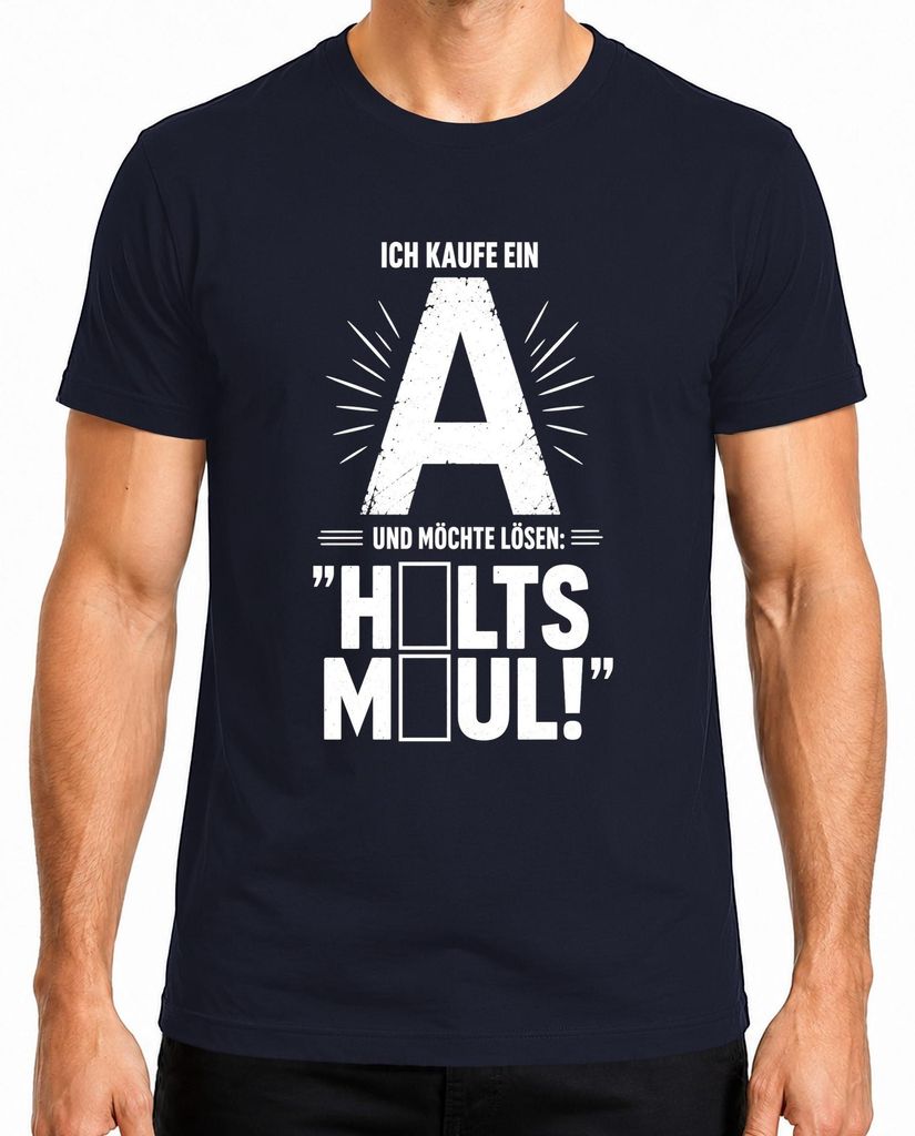 Camiseta para hombre "Ich kaufe ein A möchte lösen Halts Imagen del producto 