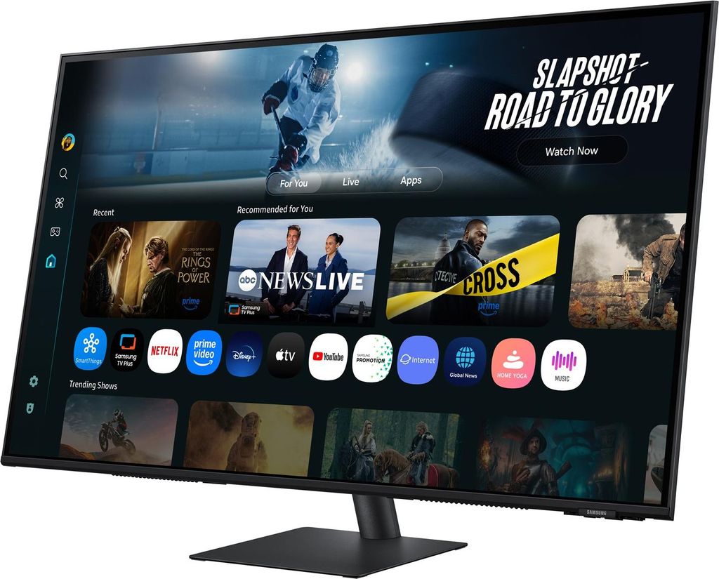 Samsung Smart Monitor/M70F/43"/VA/4K UHD/60Hz/4ms/czarny/2R Zdjęcie produktu 