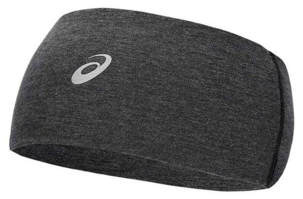 Bandeau Asics pour Courir : Gardez le Visage au Sec - Gris et Argent
