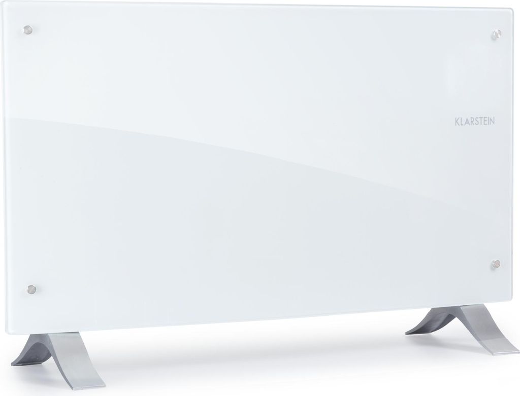 Klarstein Elektroheizung, Konvektor-Heizung Freistehend oder Wandmontage, Mobile Elektroheizung Energiesparend, Leise Heizung Elektrisch, Standger...