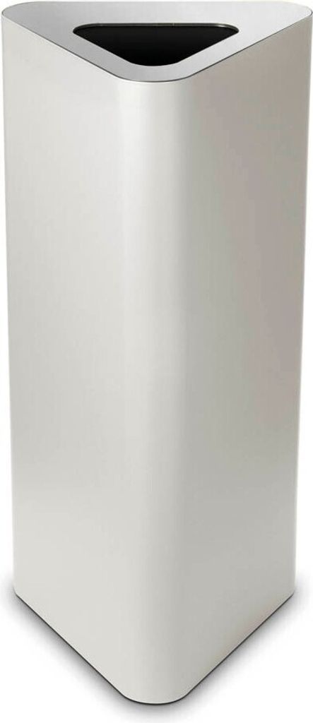 TKG Pure Mülleimer 60,0 l weiß, silber