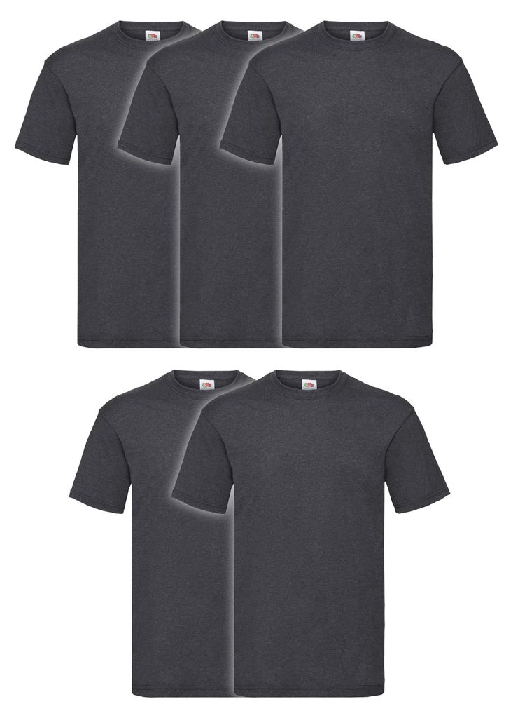 5er Pack Fruit of the Loom Valueweight T-Shirt + GRATIS Produktbild 