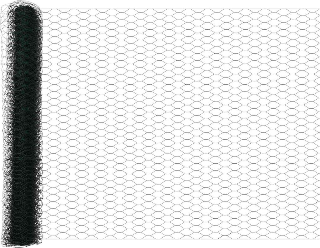 HOMMIE Hexagonzaun - elegantes Design - Sichtschutz/Windschutz fur Garten - Grün 1,4x10 m PVC Promotion127308 - Metallzäune