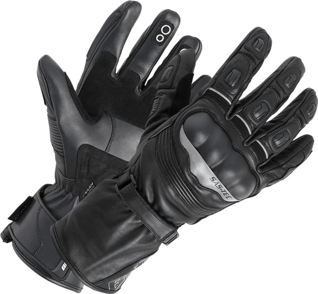 Gants Büse ST Impact Black Taille 11 - Gants Moto Touring Cuir Premium