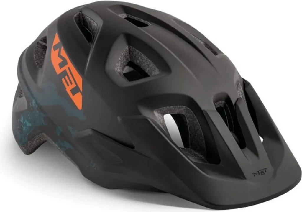Casque MTB enfant Eldar noir idéal pour le vélo en forêt et sentiers