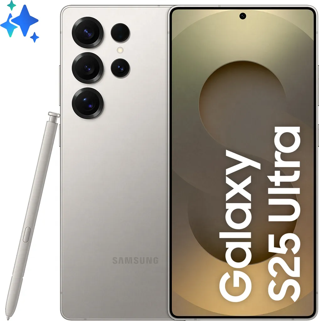 Samsung Galaxy S25 Ultra , 17,5 cm (6.9"), 12 GB, 256 GB, 200 MP, Android 15, Grau, Titan