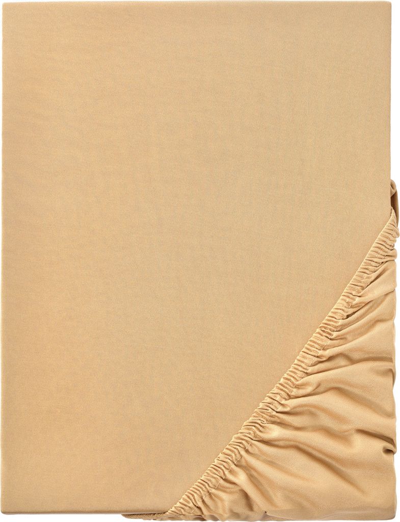 Mikrofaser Spannbettlaken Spannbetttuch in vielen Größen und Farben, 200x220cm Sand
