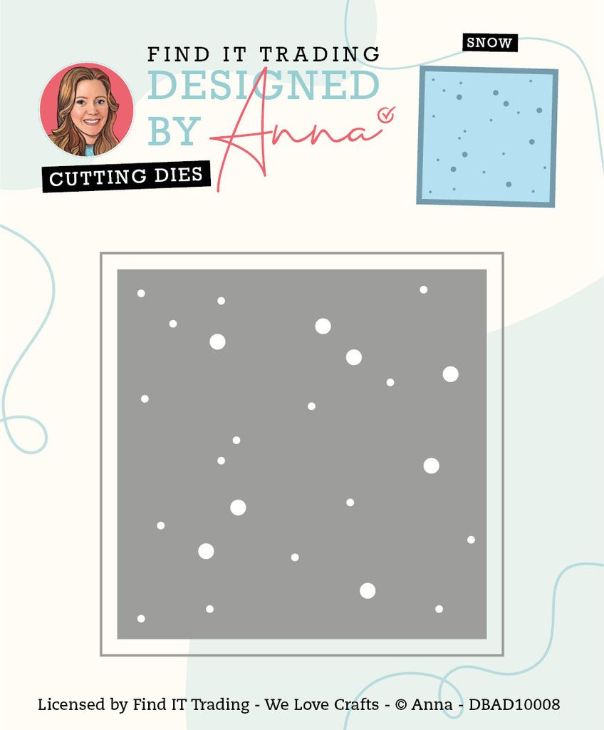 Stanzschablone Mix and Match - Designed by Anna - Schnee Produktbild 