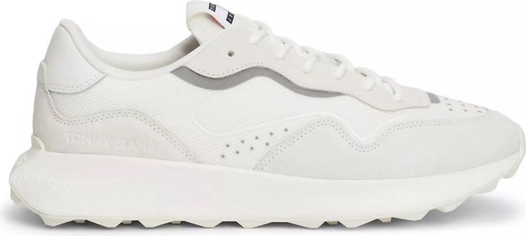 Tommy Hilfiger Herren Sportschuhe Runner Mix EM0EM01381 Ybl weiß Größe 45