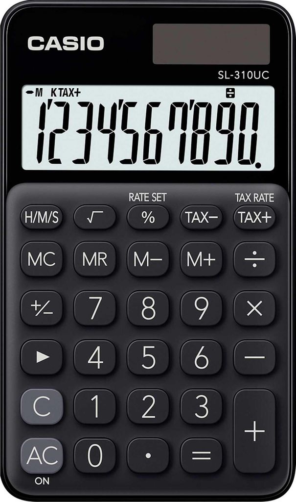 Calculatrice Casio SL-310UC-BK noire Image du produit 