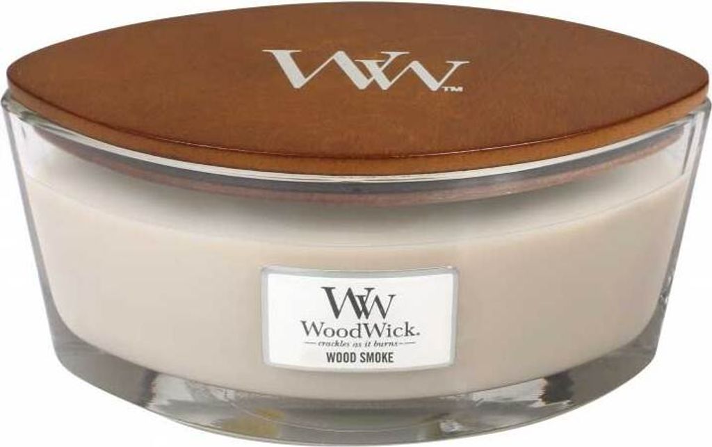 WoodWick Wood Smoke, Ellipse, Grau, CEDAR, Kiefer, 60 h, 1 Stück(e)