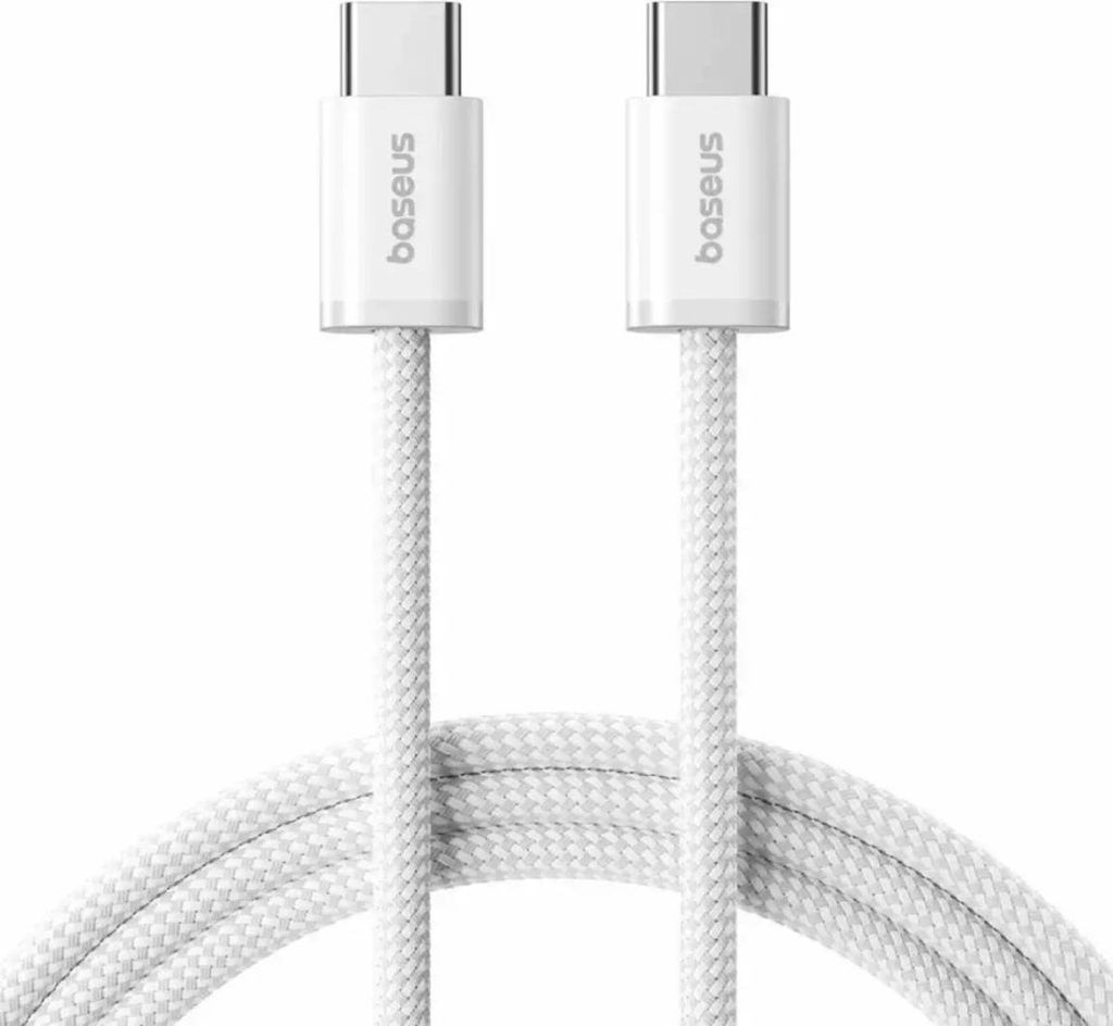 Baseus USB-C-Kabel Dynamic 4 Serie 480Mbps/100W 1m Weiß