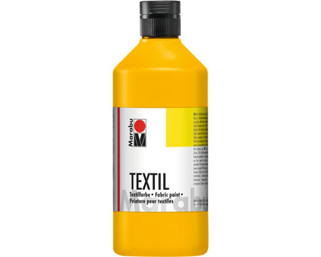 Marabu 17160075021, Gelb, Textilfarbe, Flüssigkeit, 500 ml, Produktbild 