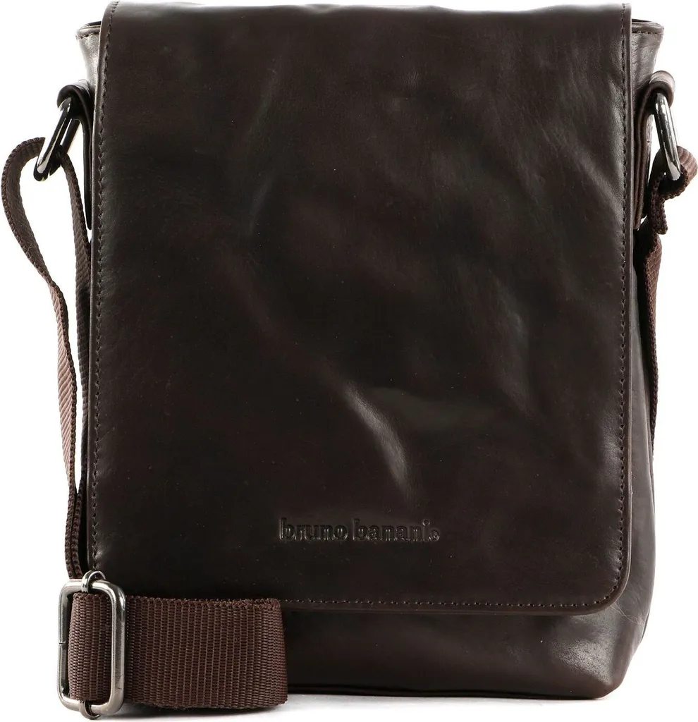 Bruno Banani Borsa a Tracolla Pelle Marrone - Eleganza Vintage Crossbody