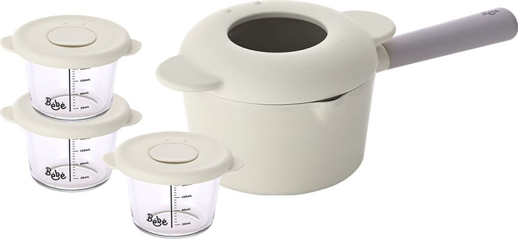 Neoflam - BÉBÉ Kochtopf 18cm Set - Weiß
