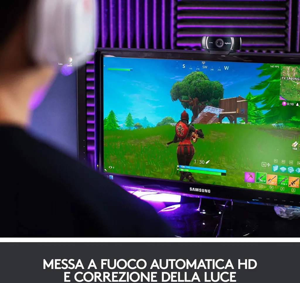 Logitech C922 Pro Stream Webcam 1080p : Correction Faible Luminosité - 29