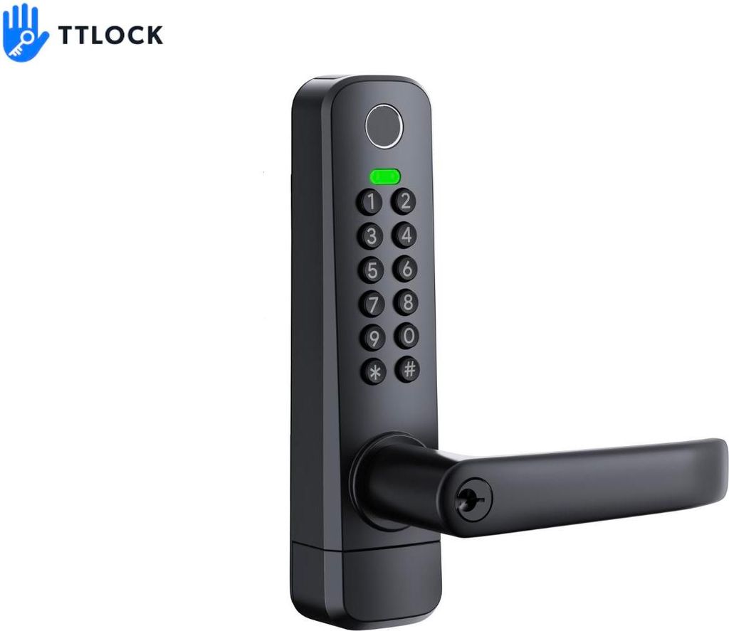 BOT Inteligentná kľučka TTLock HO31 Dvojitá čierna Obrázok produktu 