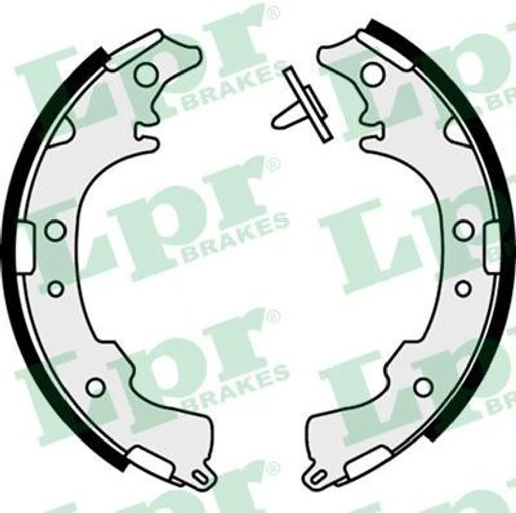Jeu de mâchoires de frein LPR 07840 pour Picnic OE 0449587402 arrière