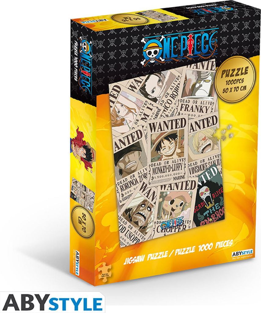 ONE PIECE - Jigsaw puzzle 1000 pieces - Wanted