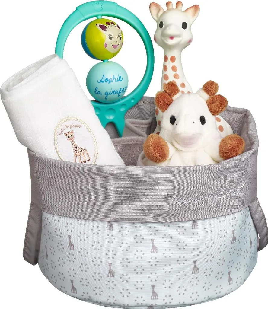 Poubelle de Table à Langer Sophie la Girafe Grise pour Nouveau-Né
