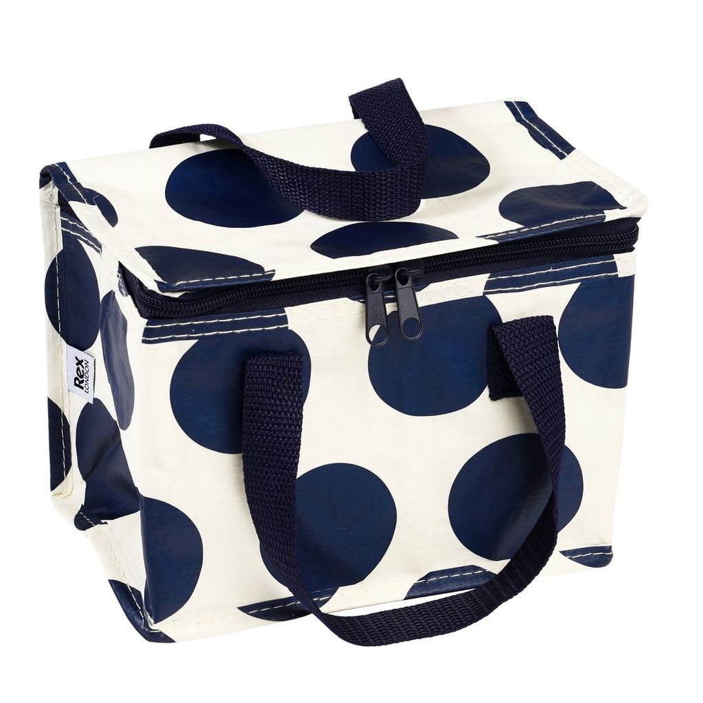 Kühltasche Lunchtasche isoliert  – Marineblau auf weißem Produktbild 