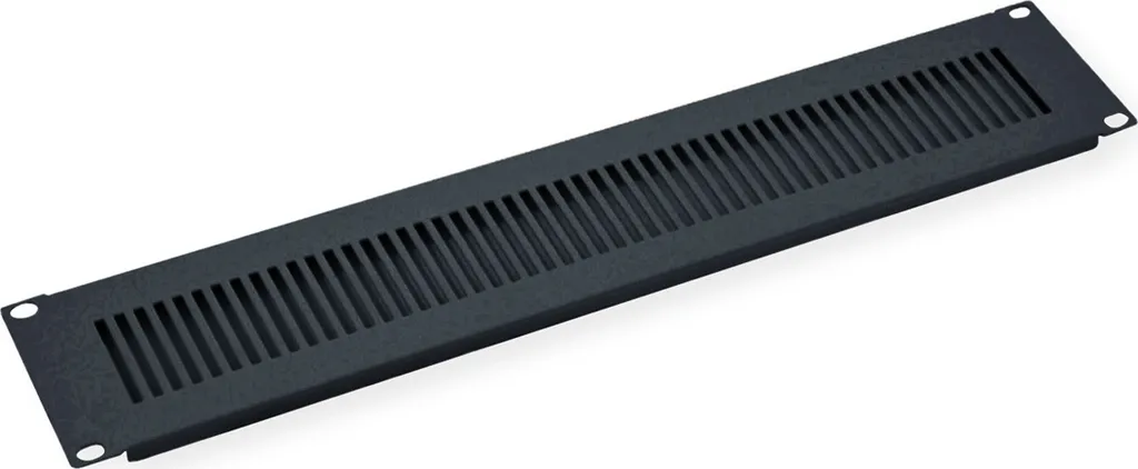Évitez la surchauffe avec le panneau de ventilation 19 VALUE 2U noir