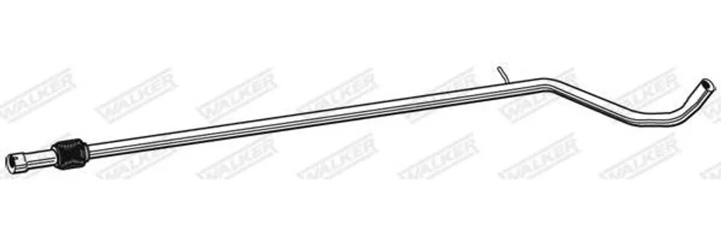 Tuyau d'échappement WALKER 10467 OE 51797149 pour Fiat 500 et Panda