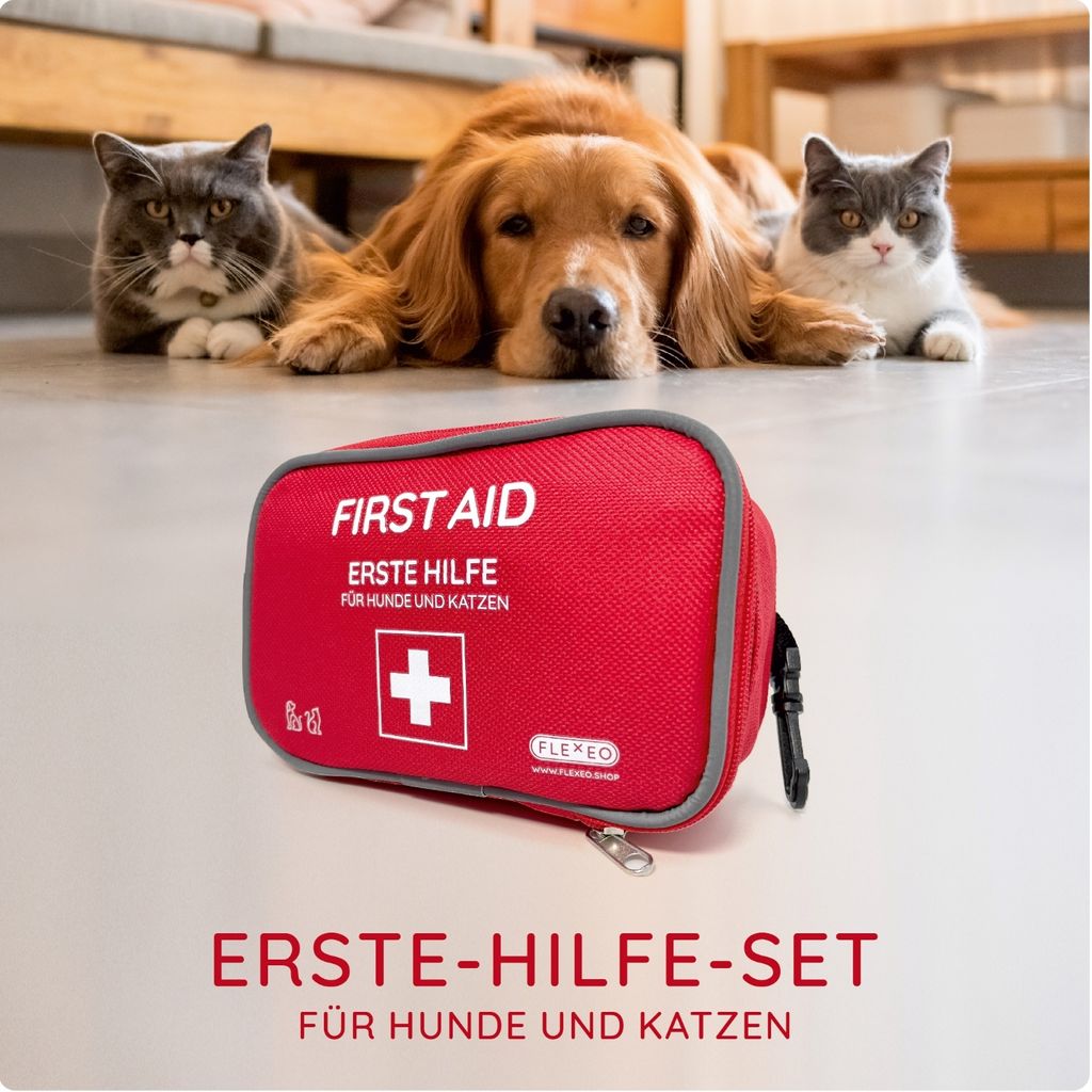 FLEXEO Erste-Hilfe-Set für Hunde und Katzen