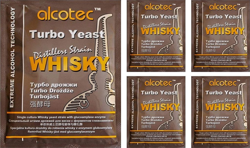 AlcoTec Turbohefe Whisky + GA Enzym Alkohol Gärhefe Hefe Produktbild 