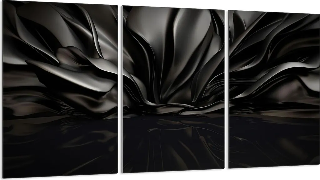 Piastre Coprifornelli 3 Pezzi 30x52 Vetro Temperato Nero per Cucina