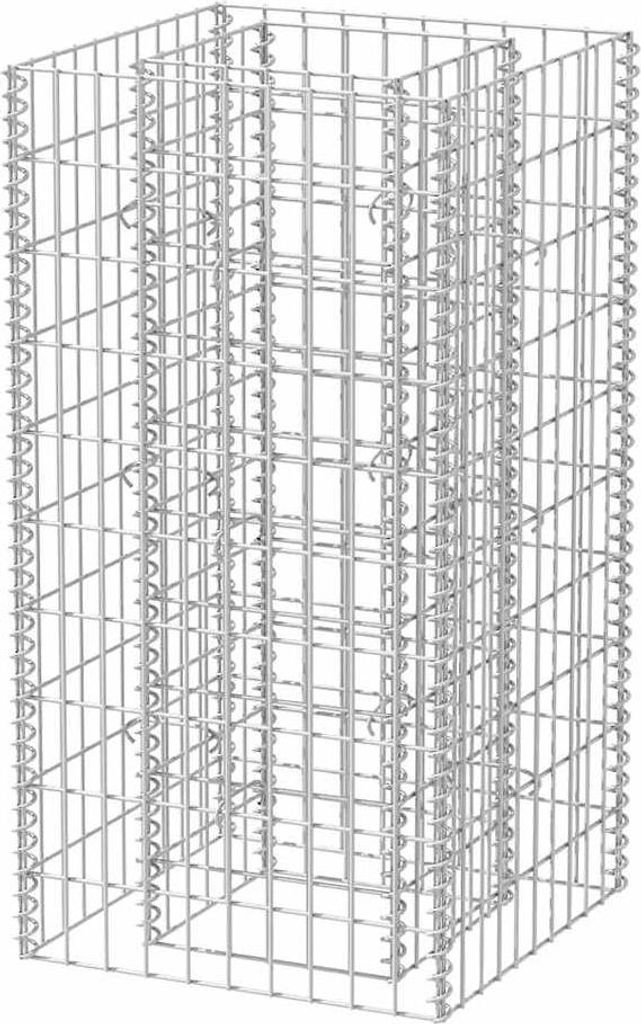 vidaXL Gabionové zvýšené lôžko Oceľ 50 × 50 × 100 cm Obrázok produktu 