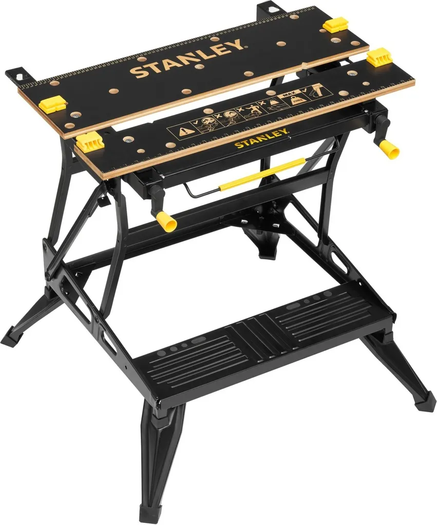 Établi portable Stanley Workmate Deluxe pour sciage et assemblage