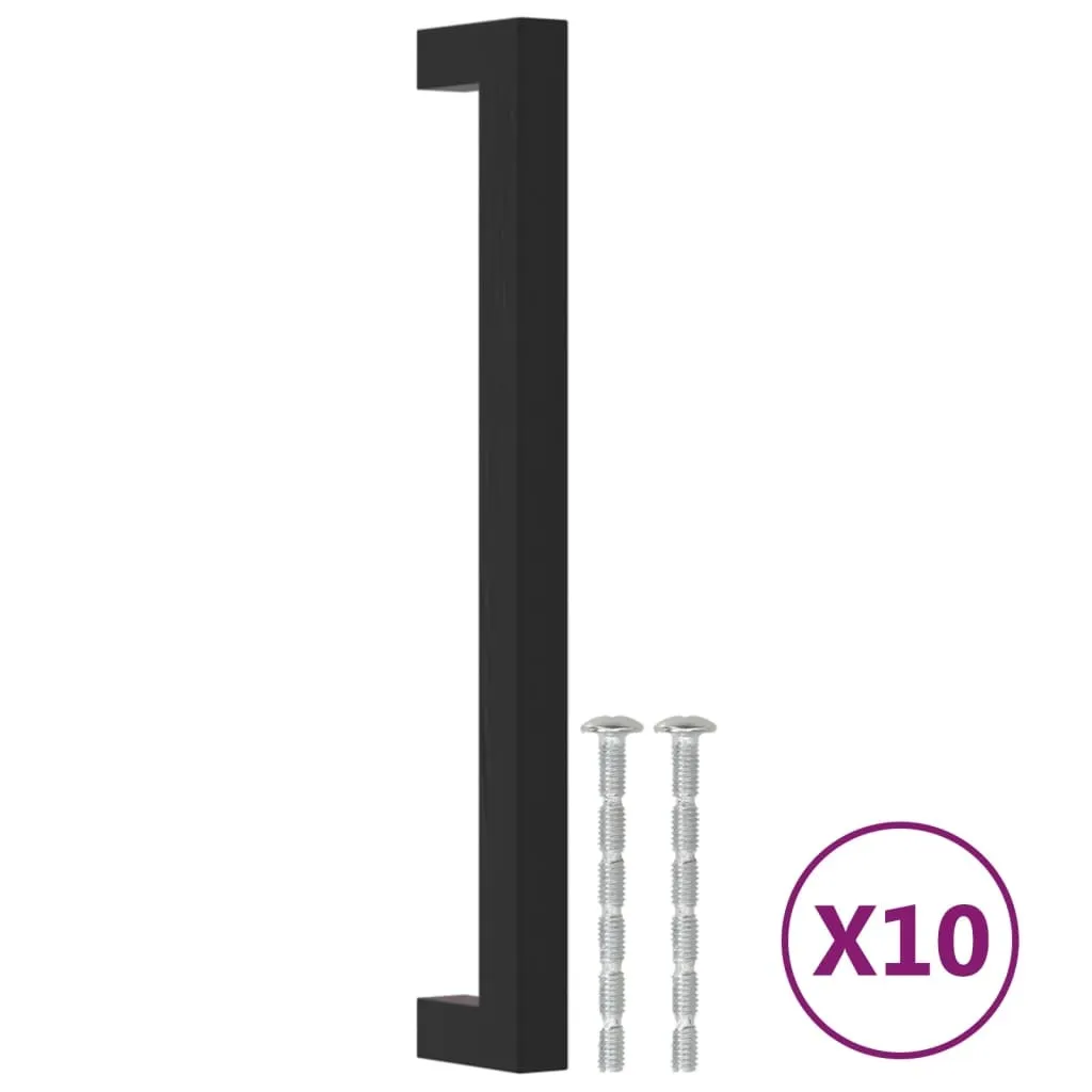 Prezzo Shock: 10 Maniglie Mobili Nere 192mm Acciaio Inox - Best Seller