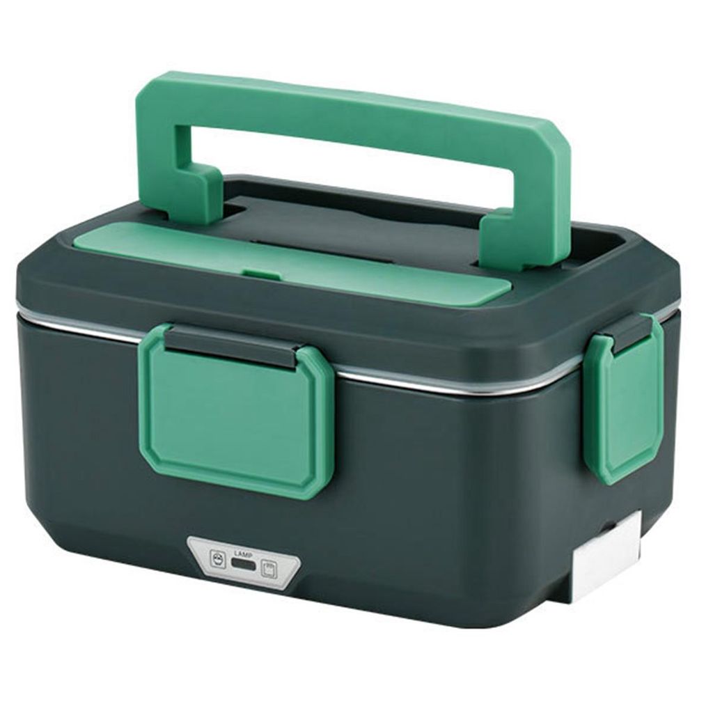 Lunchbox Edelstahl 304, 3,5l Fassungsvermögen, doppellagig, 90W. Unterstützt 220V/12V/24V. Trennt Essen, deckt täglichen Nährstoffbedarf
