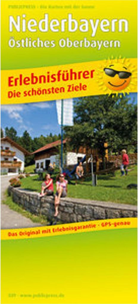 Niederbayern - Östliches Oberbayern: Erlebnisführer mit Informationen zu Freizeiteinrichtungen auf der Kartenrückseite, GPS-genau. 1:170000 (Erl...
