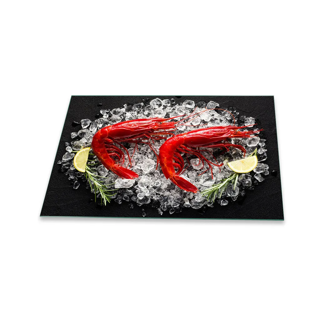 Piastra Vetro per Cucina 80x52 Cibo Rosso - Atmosfera Tradizionale