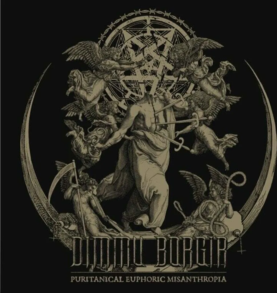 Album Vinyle 3 LPs Dimmu Borgir Puritanical Euphoric Misanthropia Noir
