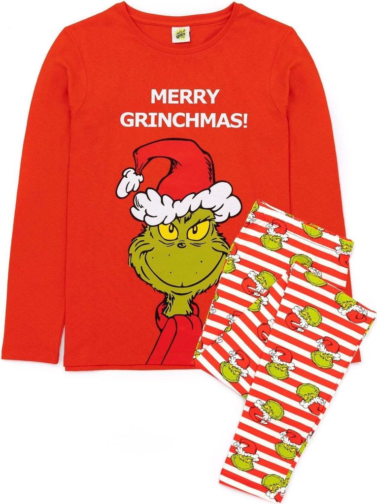 The Grinch - Schlafanzug für Damen - weihnachtliches Design Produktbild 