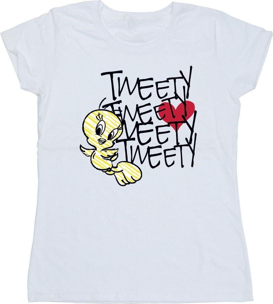 Looney Tunes - T-Shirt für Damen BI28355 (L) (Weiß)